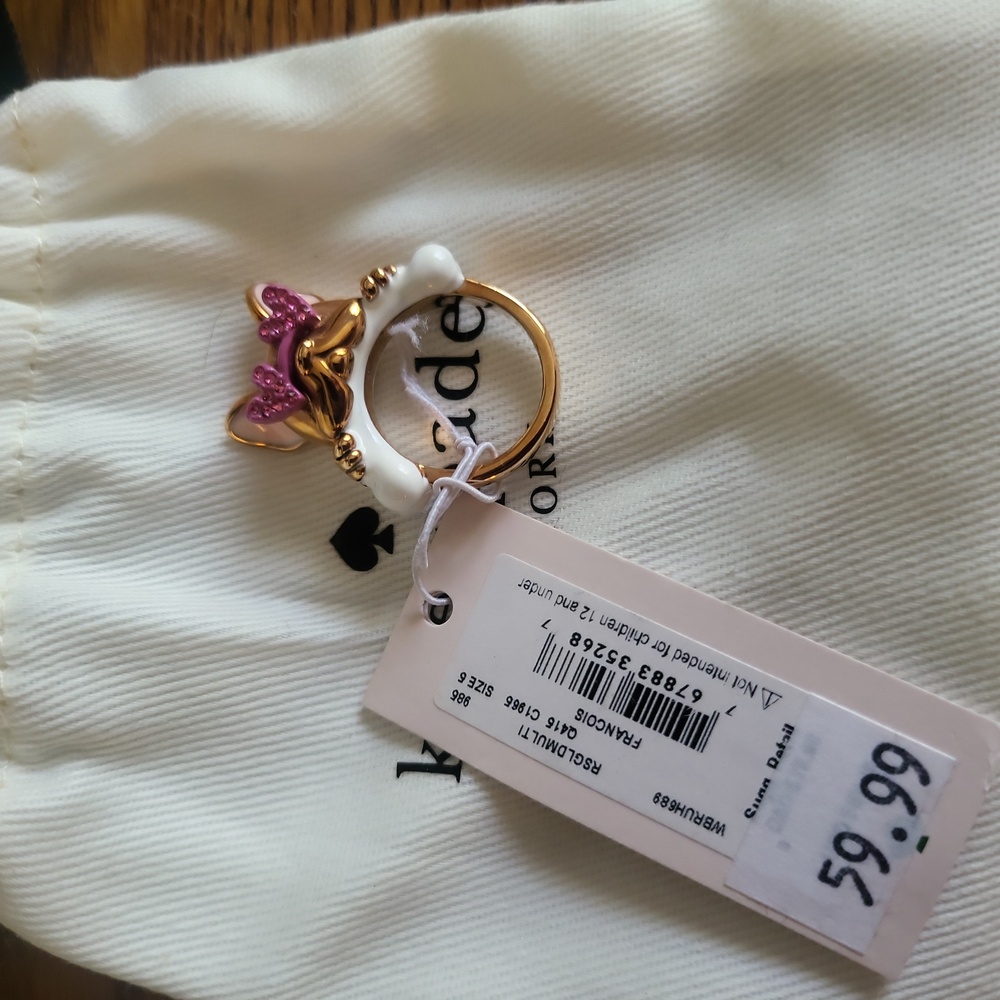 Nwt kate spade Francois ring